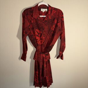Oval Room Women’s 2 Piece Suit Red